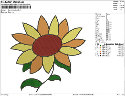 Sun Flower Alone