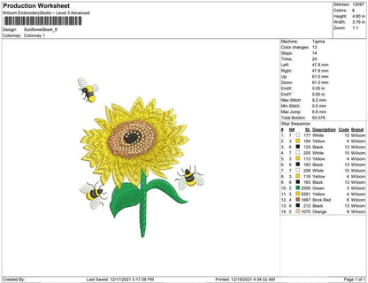 Flower and bees