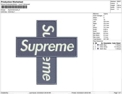 Supreme Cross
