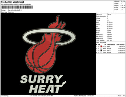 Surry heat Basketball