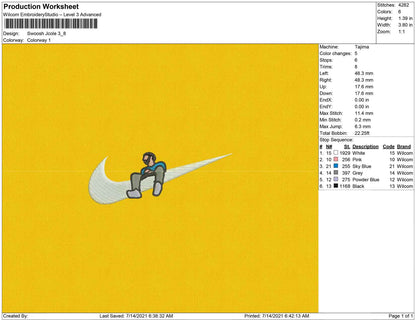 Swoosh J cole