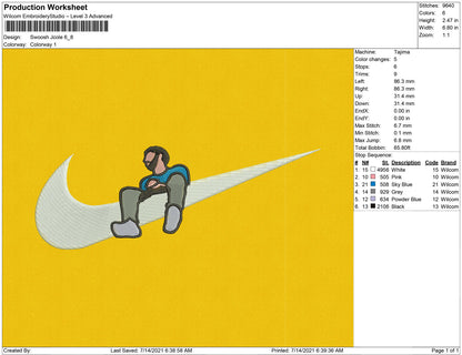 Swoosh J cole
