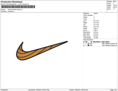 Swoosh Obito mask