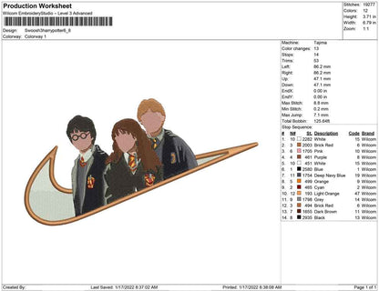 Swoosh 3 Harry potter