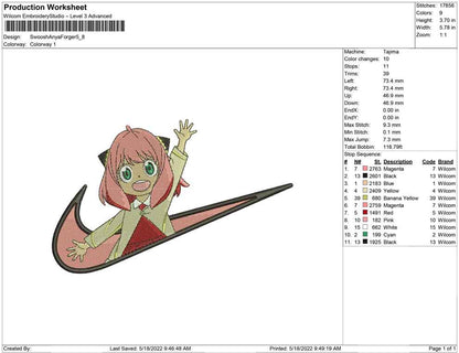 Swoosh Anya Forger