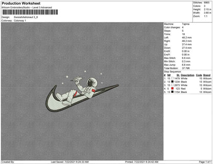 Swoosh Astronaut