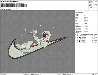 Swoosh Astronaut
