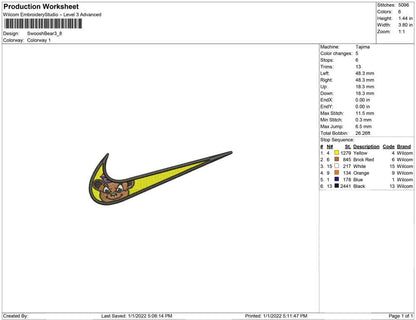 Swoosh Bear