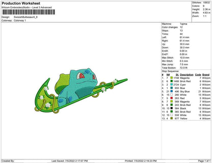 Swoosh Bulbasaur
