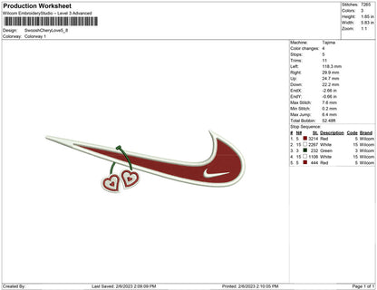Swoosh Chery love