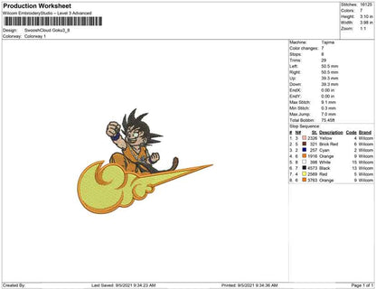 Swoosh goku Cloud