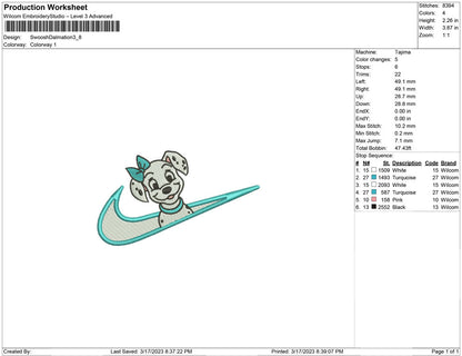 Swoosh Dalmation