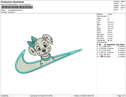 Swoosh Dalmation