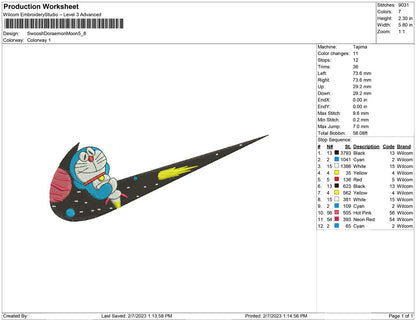 Swoosh Doraemon