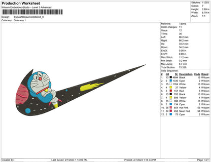 Swoosh Doraemon