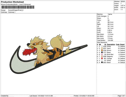 Swoosh Dragon fox