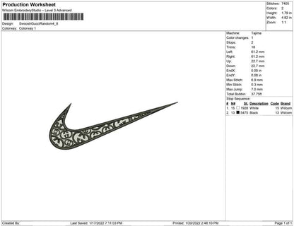 Swoosh gucci Random