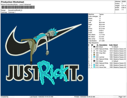Swoosh Just Rick it