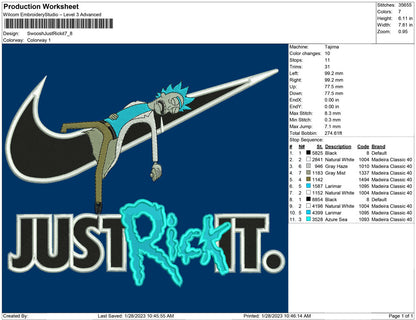 Swoosh Just Rick it