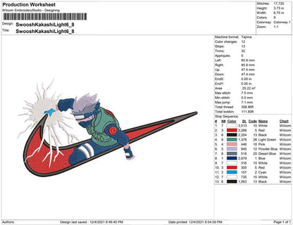Swoosh Kakashi Light