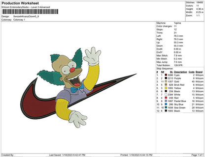 Swoosh  Krusty Clown