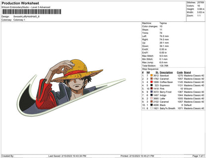 Swoosh Luffy Hold Hat