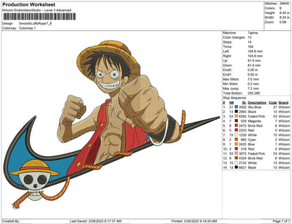 Swoosh Luffy Rope