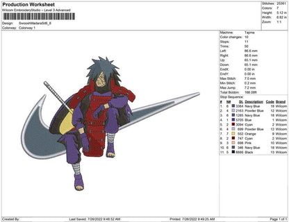 Swoosh Madara Sit