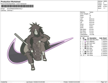 Swoosh Madara Sit Down