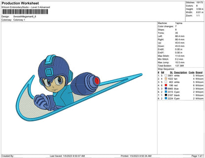 Swoosh Megaman