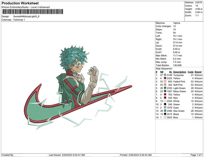 Swoosh Midoriya Light