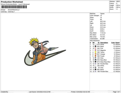Swoosh Naruto