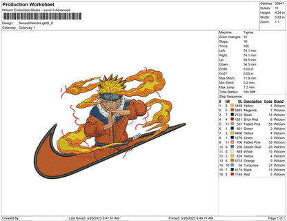 Swoosh Naruto Light