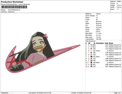 Swoosh Nezuko