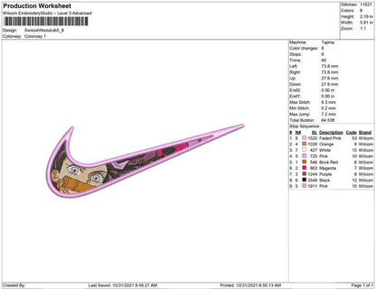 Swoosh Nezuko B