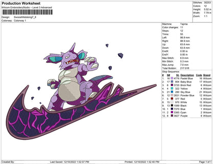 Swoosh Nidoking