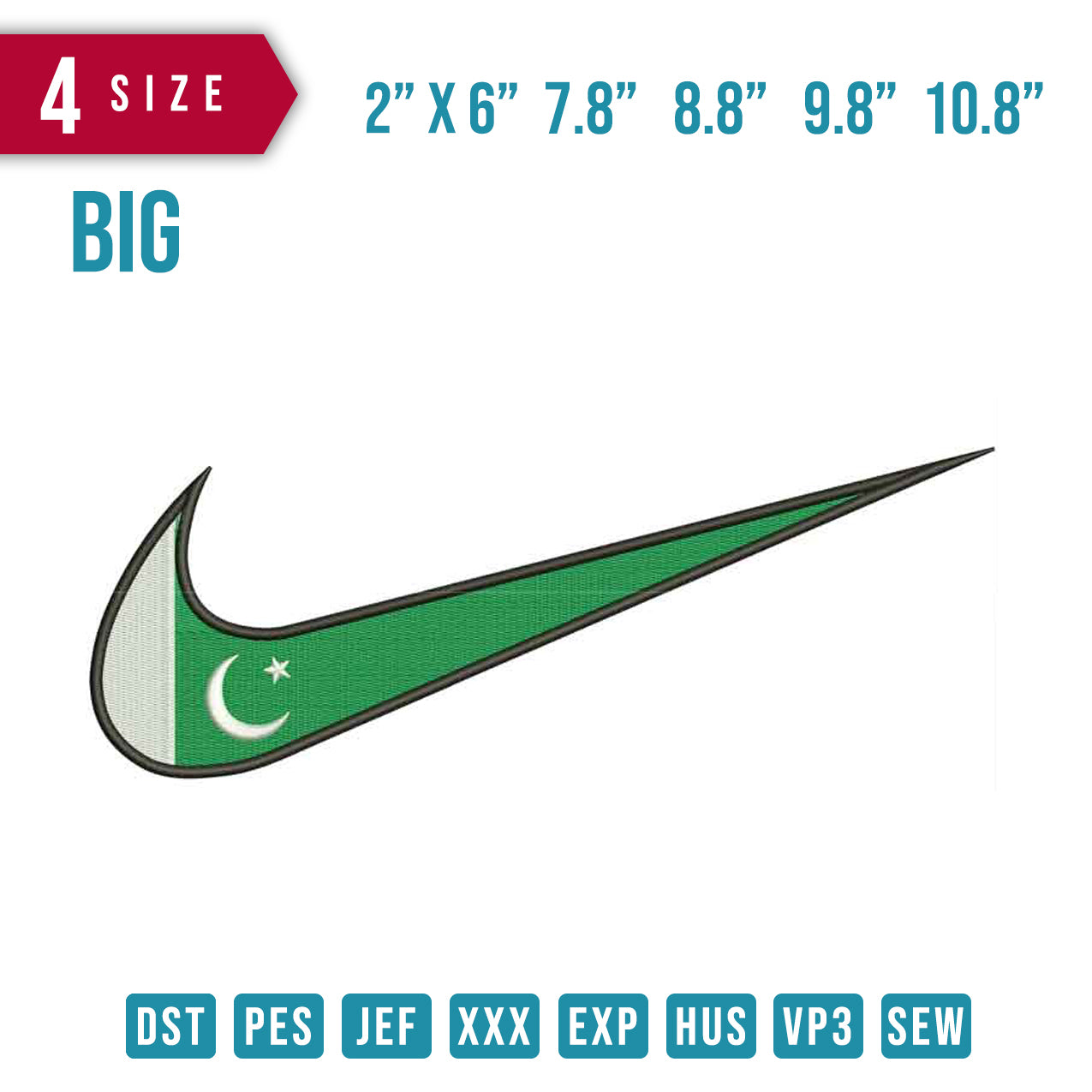 Swoosh Pakistan Big – Embrobuy