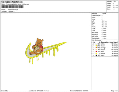 Swoosh melt winnie the Pooh