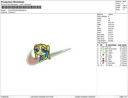 Swoosh Powerpuff angel