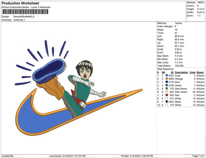 Swoosh Rocklee