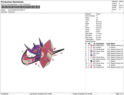 Swoosh Sableye Crystal
