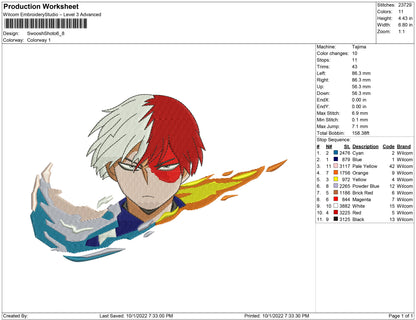 Swoosh Shoto Todoroki