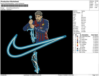Swoosh Soccer Sword