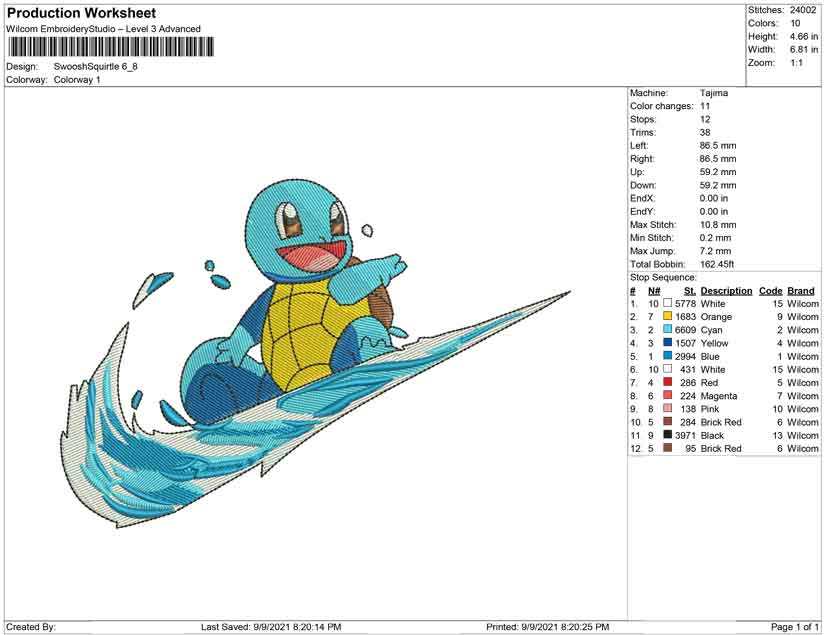 Swoosh Squirtle