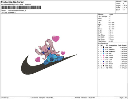 Swoosh Stitch and aAngel