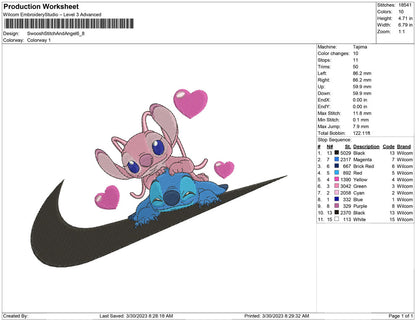 Swoosh Stitch and aAngel