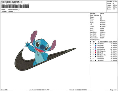 Swoosh stitch Hi