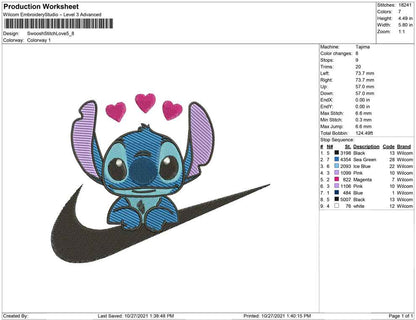 Swoosh Stitch and love