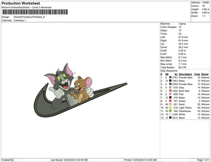 Swoosh Tom and Jerry Thumbs