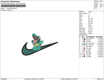 Swoosh Totodile